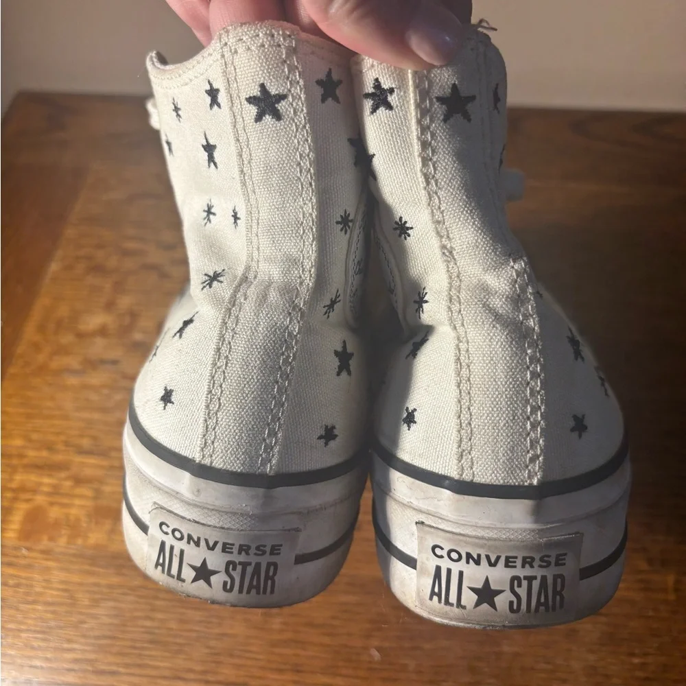 Converse High-Top Sneakers - Crystal Energy Platform White, 8 - Picture 4 of 10